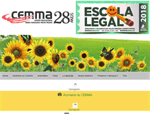 Tablet Screenshot of cemma.net.br